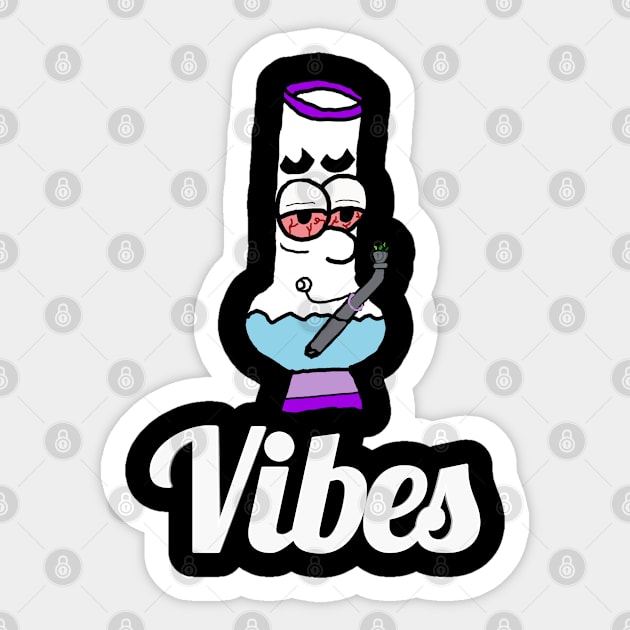 Bong Vibes Sticker by FromBerlinGift